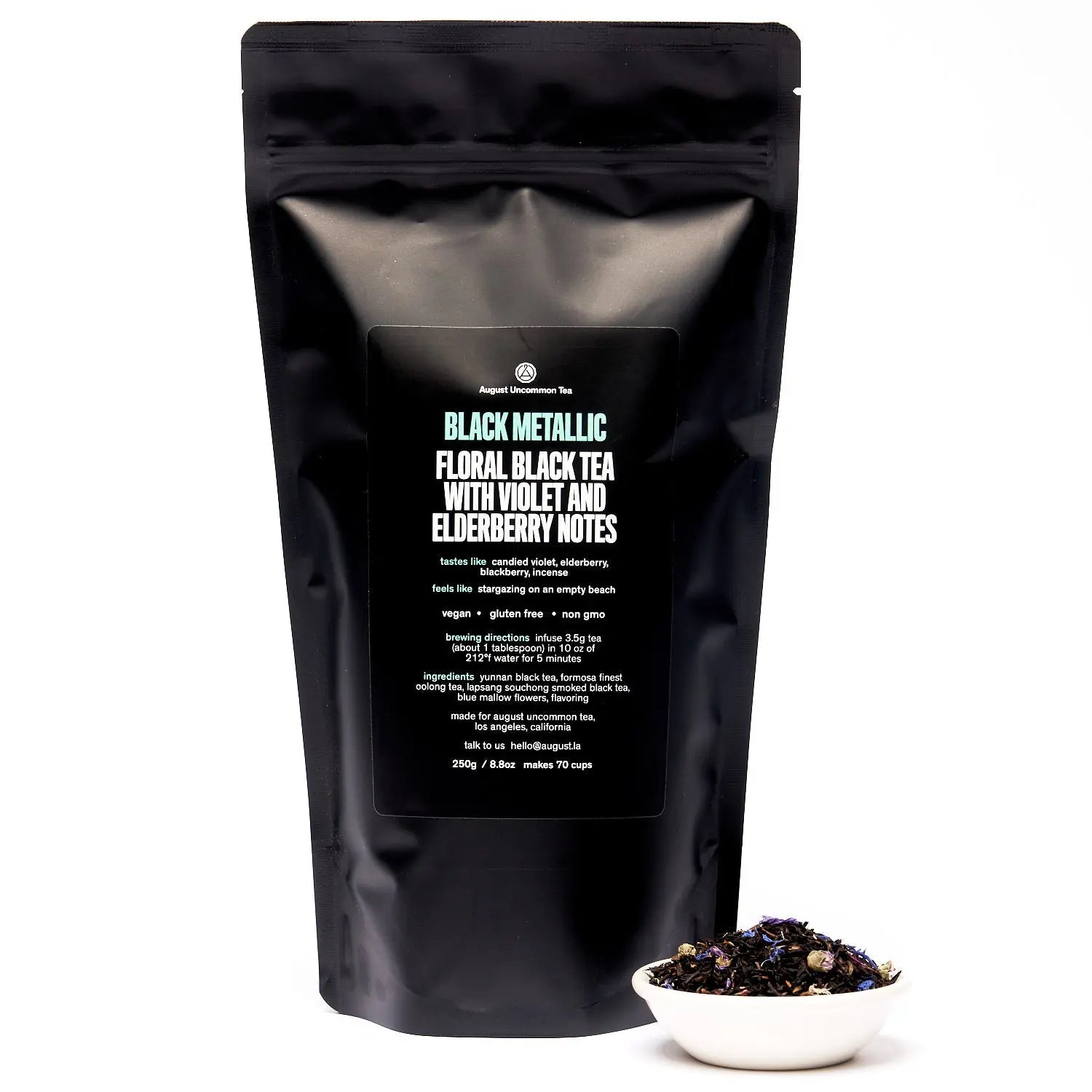 Black Metallic - Violet Elderberry Black Tea