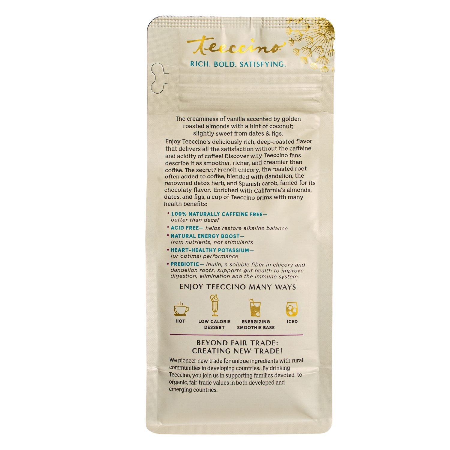 Dandelion Vanilla Nut Herbal Coffee