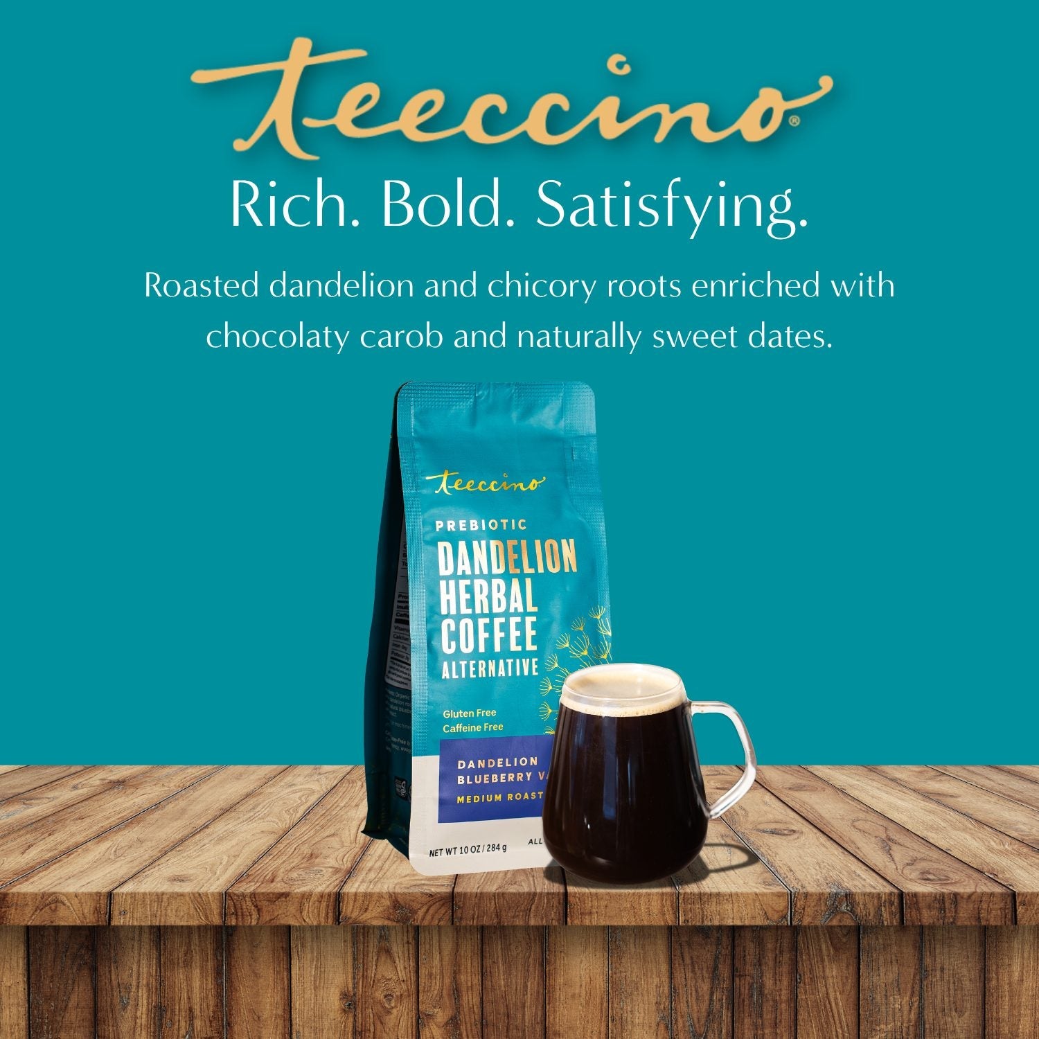 Blueberry Vanilla Chicory Herbal Coffee