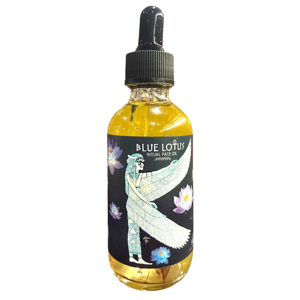 Blue Lotus Ritual Face Oil | Sacred Egyptian Elixir for Glow, Deep Calm & Spiritual Awakening |  Infused With Moringa 🩵🌿| Nourish & Awaken